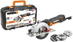 a cordless circular saw with tools in it