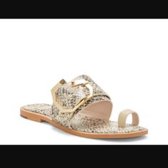 Slide Into Trendy Appeal With The Altan Sandal From Louise Et Cie. This Leather Pair Features A Toe Loop And Oversized Buckle Accent To Catch Eyes This Warm Weather Season. Features Leather Upper Slip-On Square Open Toe Leather Lining Rubber Sole Imported Leather Open Toe Sandals With Snake Print, Leather Snake Print Open Toe Sandals, Chic Snake Print Sandals For Spring, Summer Open Toe Sandals With Snake Print, Brown Gladiator Sandals, Brown Snake, Leather Gladiator Sandals, Embellished Sandals, Leather Sandals Women