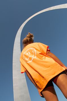 St Louis Arch, St Louis, Check It Out, Arch, Orange, T Shirt