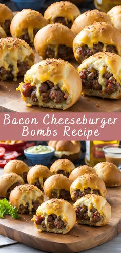 Bacon Cheeseburger Bombs Recipe Who doesn’t love a good cheeseburger? But how about a twist on the classic? Enter: Bacon Cheeseburger Bombs. These bite-sized, flavor-packed delights bring all the juicy goodness of a bacon cheeseburger, wrapped up in a golden, soft dough ball. Perfect for parties, game days, or even a fun dinner, these bombs […] Mini Cheeseburger Dough Balls, Easy Bacon Cheeseburger Roll Up, Dinners With Burger Meat, Snacks With Hamburger Meat, Keto Cheeseburger Bomb, Ground Beef Finger Food Recipes, Cheeseburger Meatballs Appetizers, Burger Appetizers For Party, Bacon Cheeseburger Eggrolls Recipe