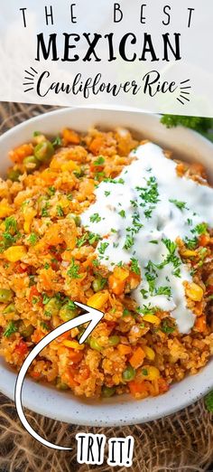 the best mexican cauliflower rice try it out