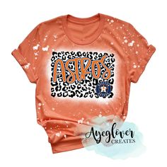 Whats better the leopard and Astros!? Sublimation Printed Unisex Fit Available in heather orange & heather dark gray Depending on color I use Gildan Softstyle, Heather Bella Canvas and Anvil for bleached shirts. Poly/cotton blends are a must for bleached style and there tees are perfect! Sometimes colors will be out of stock. In that case I will find a similar brand if available. If not, I will email you. Bleached Tees Turnaround Times These bleached tees are hand bleached by me. Bleached tee ha Leopard Shirt, The Leopard, Cute Shirts, Color Me, Heathers, Dark Gray, Sublimation Printing