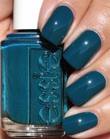 Teal Nails, Essie Nail Polish, Dark Nails, Essie Nail, Ballet Slippers, Chic Nails, Nail Polish Colors, Dark Teal, Gorgeous Nails