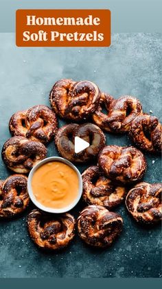 Stephanie Simmons on Instagram: "Homemade Soft Pretzels 🥳 Easier to make at home than you’d think, with lots of fun flavor & dip variations! All the info with step-by-step photos is linked in my bio! 

TO GET THE FULL RECIPE - Googl “blue bowl soft pretzels” or tap the 🔗 in my profile @bluebowlrecipes — https://bluebowlrecipes.com/easiest-soft-pretzels/

#pretzel #newyearseveparty #appetizers #bakingday #bakingbread #bakefromscratch"