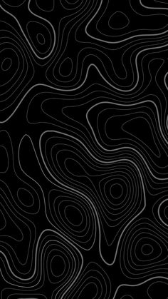 an abstract black and white background with wavy lines