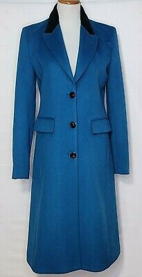 #KarlLagerfeld #Fashion #WinterCoat #eBayFinds #LuxuryFashion" #happy #gift #clearance #sales #trend #like #amazing #look #instagood #fashion #stylish #best #design #beautiful #shopping #love #job Elegant Blue Wool Coat With Lapel Collar, Elegant Blue Wool Coat With Buttons, Elegant Long Blue Wool Coat, Elegant Blue Long Sleeve Wool Coat, Elegant Blue Double-breasted Wool Coat, Elegant Coats, Classic Elegant, Blue Wool, Formal Occasion