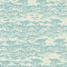 Grasscloth wallpaper Natural Textured Eco-Friendly Non-toxic High-quality  Sustainable Interior Design Bold Custom Tailor-made Retro chic Seaside Coastal Seashore Waterfront Vacation home styling Retreat Relaxed beach vibes Beach cottage Shoreline Oceanfront Nautical Cabana ocean waves water surf blue teal light blues Surf Cottage, Billy Ocean, Coastal Country, Relaxing Beach, Magna Carta, Dorm Inspo, Waves Wallpaper, Computer Backgrounds, Vacation House