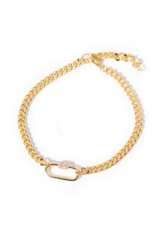 Midtown | Carabiner Gold Chain Bracelet with Pav√© Crystals – Oomiay Jewelry Trendy Jewelry With Carabiner Clasp, Trendy Everyday Jewelry With Carabiner Clasp, Plating Techniques, Gold Chain Bracelet, Moonstone Crystal, Chain Bracelets, Crystal Chain, Gold Rush, Gold Bracelet Chain