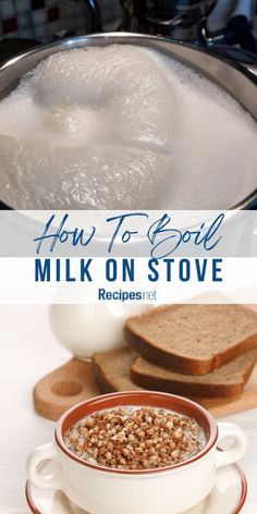 how to cook milk on stove with bread