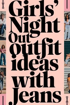 🎉 Get ready to slay the night with these stunning girls' night out outfit ideas with jeans that are perfect for hitting the town! Whether you're going out for drinks or dancing the night away, these chic denim ensembles will keep you looking fabulous all night long. Pair your jeans with everything from sparkly tops to killer heels for a look that's both fun and flirty. Get ready to steal the spotlight and make unforgettable memories with your girls! 👖💃✨