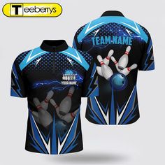 Black Men Bowling Bowling Jersey Shirt Custom Blue Lightning Team Mens Bowlers Jerseys Bowling Outfits Step up your game with our high-performance bowling jerseys, designed for both comfort and style. Made from breathable, moisture-wicking fabric, these jerseys ensure you stay cool during intense matches. With a range of vibrant designs and customizable options, they are perfect for any bowler looking to make a statement on and off the lanes. Photos Of Black Men Bowling Bowling Jersey Shirt Cust Bowling Team Shirts, Custom Bowling Shirts, Bowling Outfit, Bowling Gifts, Purple Lightning, Red Lightning, Bowling Team, Blue Lightning, Uniform Shirts