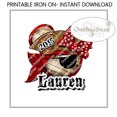 an iron - on instant file with the word tavern in it and a bow around its neck