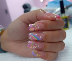 Join us in this video to see the latest nail designs that are a nail routine right now. We've got nail ideas spring and easy nail fashion art to show you." Natural Color Nail Designs, Nails Natural Color, Nail Designs Winter, Natural Color Nails, Easter Nail Ideas, 2023 Spring Nails, Rainbow Nails Design, Rainbow Nail, Latest Nail Designs