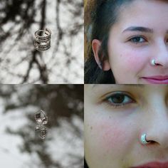 #jewelry #earrings #hoopearrings #noserings #nosehoop #tribalnosering #septum #helix #tragus #nostrilring #silvernosering #piercing #nosejewelry #bohopiercing #indiannosering #bignoserings Adjustable Internally Threaded Septum Ring, Tiny Silver Nose Rings, Bohemian Hypoallergenic Nose Rings As Gift, Nose Ring Indian, Helix Ring, Nostril Ring, Ring Indian, Piercing Cartilage, Indian Nose Ring