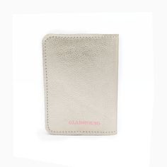 Champagne Leather Calling all world travelers! This passport holder is fashioned from soft leather and designed with two card slots for easy access to your travel essentials while keeping your passport safe and secure. Make it shine with custom gold foil monogramming. High quality leather Two inner slip pockets Dimensions 5.5"L, 5.25"W Gold Leather Card Holder With Interior Slots, Travel Bifold Card Holder, Gold Card Holder With Interior Slots For Everyday, Gold Card Holder For Everyday Use, Classic Gold Rectangular Card Holder, Gold Bifold Wallets For Daily Use, Gold Bifold Wallet For Daily Use, Classic Gold Card Holder With Rfid Blocking, Gold Card Holder With Card Slots For Everyday Use