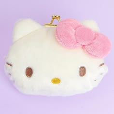 Cutecore Items, Kawaii Hello Kitty Bag, Plushie Purse, Cute Pink Hello Kitty Bag, Juicy Bag, Hello Kitty Plushie, Kawaii Purse, Sanrio Coin Purse, Vintage Hello Kitty Purse