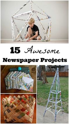 the top ten awesome newspaper projects for kids