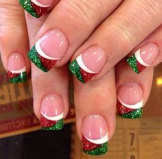 Holiday Nail Art, Nails Polish, Winter Nail Art