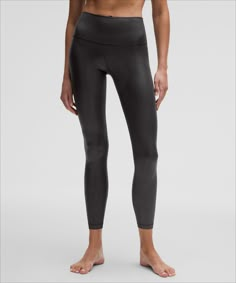 When Feeling Nothing Is Everything. Powered By Nulu Fabric, This Version Of Our Lululemon Align Pant Has A Buttery-Soft Ribbed Texture And Subtle Shine. Designed For Yoga. Intended To Sit Above Ankle. Hidden Waistband Pocket Fits A Card Or A Key, And Wont Get In Your Way. This Collections Great For Low-Impact Workouts Like Yoga Or Whenever You Want To Feel Really, Really Comfortable. | lululemon Align™ High-Rise Ribbed Pant 25" Shine Lululemon Align Pant, Feeling Nothing, Ribbed Leggings, Social Impact, Low Impact Workout, Lululemon Align, Ribbed Texture, Lululemon Leggings, Foil Print