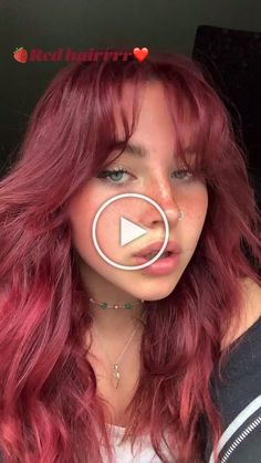 Under Hair Color, Haircut Thick Hair, Wolf Cut Long, Cut Long Hair, Wine Hair Color, Red Copper Hair Color, Hair Color Mahogany, 90s Grunge Hair, Long Wolfcut Haircut With Bangs