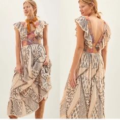 Please Note: Label / Tag Has Been Marked To Help Prevent Store Returns, Most Of My Items Are This Season & Still Being Sold In Store, Sold Out, Rare / One Of A Kind, Hard To Find, Custom Picked By Me, Thank You For Shopping My Closet! Label Tag, Fringe Dress, Anthropologie Dress, Anthropologie Dresses, Black Cream, Anthropologie, Colorful Dresses, In Store, Let Me