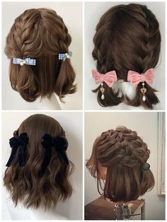 Hair Inspiration Short, Hairdos For Short Hair, Short Hair Tutorial, Hair Up Styles