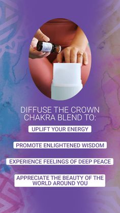 Holistic Diet, Doterra Oils, Crown Chakra, Rocky Mountain, Essential Oil Diffuser, Essential Oil Blends, Doterra, Yoga Meditation