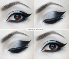 Eye Makeup Step By Step, Goth Makeup Tutorial, Makeup Tutorial Step By Step, Makeup Simple, Looks Pinterest