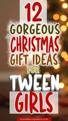 Delight tween girls with 12 gorgeous Christmas gift ideas! From creative crafts to stylish clothing and fun gadgets, these thoughtful presents will make their holiday magical. Perfect for all personalities. #TweenGifts #HolidayShopping #Christmas2024