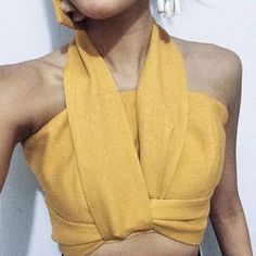 yella Looks Jeans, Yellow Silk, Couture Mode, Women Blouse, Yellow Top, Nalu, Back Women, Making Waves, Silk Top