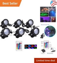 led garden lights with remote control and color changing light for outdoor decoration, waterproof