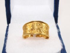 Ramses II Chariot 18k Gold Ring Anubis + Amun | adjustable Open ring Egyptian Jewelry Pharaonic chariot Gold Pharaoh Ring Egypt Ring 4.2 Gr Weight Approximate adjustable Open ring  : 4.2 Gr Weight Approximate Close ring  : 4.8 Gr please be informed that this ring is adjustable open ring 18k gold stamped  Its fit size up to 10 US Size / 19.8 mm Diameter . For more big Sizes above 10 to 14 US Sizes we prefer to make it Custom close ring with the size that you will tell us About  in the personalized Area . ✔ IT IS Tested & SIGNED WITH THE EGYPTIAN Gold Government HALLMARK FOR 18K GOLD to Ensure Authenticity. ✔ Lovely gift idea ABSOLUTELY GORGEOUS, LOOKS FABULOUS ON. ✔ 100% Egyptian handmade. ✔ Condition: A brand-new, exactly as on the photos. ★ GIFTS ✔ All items are packaged in a paper jewelr Egypt Ring, Ramses Ii, Stamped Rings, Egyptian Jewelry, Paper Jewelry, 18k Gold Ring, Open Ring, Stackable Rings, Jewelry Gift Box