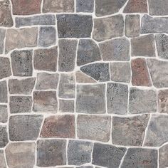 an image of a stone wall that looks like it is made out of different colors