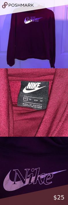 Nike hoodie Dark Magenta, Magenta Color, Gold Lettering, Nike Hoodie, Nike Tops, The Social, Fashion Home Decor, Fashion Home, Gift Ideas