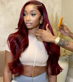 Lace Front Wigs Human Hair, Wigs Human Hair, Burgundy Lace, Body Wave, Lace Front Wigs, Lace Front, Density, Human Hair, Wigs