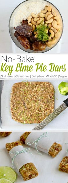 no - bake key lime pie bars