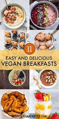 11 easy and delicious vegan breakfasts to start the day off right on the table