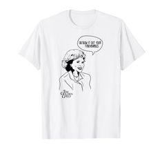 PRICES MAY VARY. Officially licensed by ABC Studio Graphic Artwork: H03753 Lightweight, Classic fit, Double-needle sleeve and bottom hem The Golden Girls, Graphic Artwork, Golden Girls, Branded T Shirts, The Golden, Top Styles, Abc, Fashion Branding, T Shirts