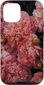 pink flowers on black phone case for the samsung s9 plus / galaxy s7