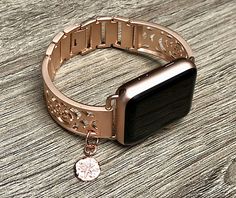 Rose Gold Metal Apple Watch Band With Bracelet Strap, Rose Gold Stainless Steel Watch Bands For Gift, Rose Gold Stainless Steel Watch Band As Gift, Adjustable Rose Gold Metal Watch Bands, Adjustable Rose Gold Bracelet Strap Apple Watch Band, Rose Gold Stainless Steel Watch Bracelet Strap, Rose Gold Watches With Bracelet Strap As Gift, Rose Gold Apple Watch, Apple Watch Bracelets