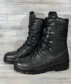 Haix High Walker Gore-Tex Combat Tactical Men's Boots Black Sportsshoes | eBay Men's Boots, Gore Tex, Boots Black, Boots Men, Black Boots, Boots, For Sale, Black