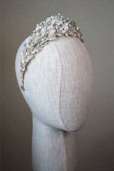 Creamy pearls & glistening crystals adorn the bejeweled leaves of our "Kate" bridal tiara | wedding inspo, wedding hair, bridal hair styles, bridal hair accessories, bridal headpieces, headpieces for brides, bridal tiara,bridal crown,tiaras and crowns,headpieces for brides,luxury jewelry,diamond crown,bridal hair ideas,sparkly tiaras,sparkly wedding tiara,diamond tiara,maximalist wedding,royal wedding,floral crown,glamorous wedding,women's jewelry and accessories #bridetobe #wedding #weddinghair Kate Coronation, Kate Middleton Tiara, Headpieces For Brides, Luxury Jewelry Diamond, Hair Styles Bridal, Bridal Headbands, Crystal Bridal Tiaras, Pearl Headpiece, Pearl Tiara