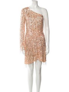 Elisabetta Franchi DressOrangePrintedBeaded & Sequin AccentsLong Sleeve with One-ShoulderConcealed Zip Closure at SideFit:Dresses by Elisabetta Franchi typically fit true to size. Festive One-shoulder Cocktail Dress, Off-shoulder Orange Mini Dress For Party, Orange Off-shoulder Party Dress, Orange One-shoulder Evening Dress, Festive Fitted Off-shoulder Dress, Festive Orange Evening Dress, Printed Mini Dress, Sequin, Dress Outfits