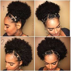 Women With Natural Hair, 4b Natural Hair, Pelo Afro, Peinados Fáciles Para Cabello Corto, Curly Afro, Natural Hair Styles Easy, Natural Hair Updo, Penteado Cabelo Curto