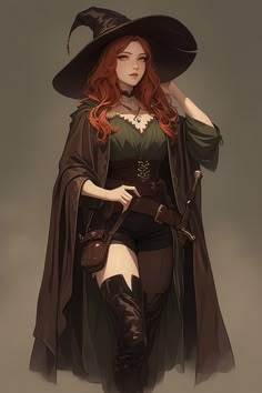 a woman dressed as a witch sitting on top of a chair