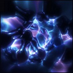 an abstract image with blue and purple colors