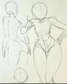 a drawing of two women standing next to each other