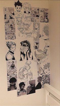 anime manga wall Anime Bedroom Ideas, Manga Wall, Anime Decor, Study Room Decor, Cute Room Ideas, Dreamy Room