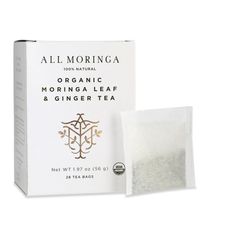 Organic Moringa Ginger tea Trying To Conceive, Chamomile Flowers, Tea Box