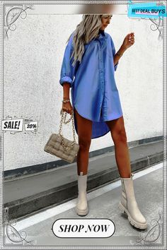 Women's Casual Dress Shirt Dress Mini Dress White Blue Khaki Long Sleeve Pure Color Button Winter Fall Spring Shirt Collar Fashion Daily Vacation Fall Dress S M L Xl 2xl Button Shirt Women, Shirt Dress Fall, Loose Shirt Dress, Sassy Shirts, Collar Fashion, Women White Blouse, Loose Fit Shirts, Fall Dress, Loose Shirts